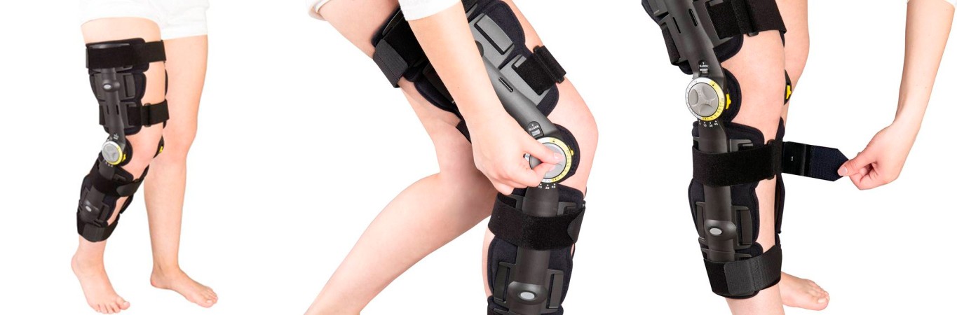Ортезы на коленный сустав с регулируемым шарниром