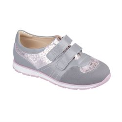 TW-450 (цв.8-розово-серый, 31) Полуботинки спортивные (натур.кожа)