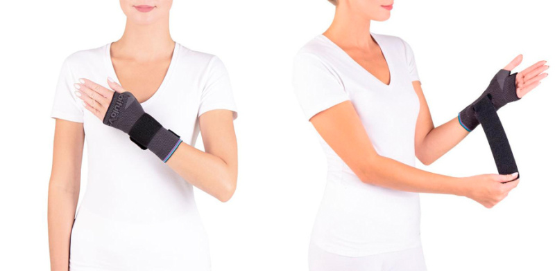 Бандаж на запястье - как снять напряжение и помочь лучезапястным суставам