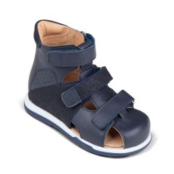 TW-274 (цв.20-синий) Туфли (закр.нос,выс.задник,нат.кожа,съемн.стел)