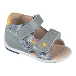 TW-139 (цв.11-светло-серый, 18) Сандалеты ортопедические малосложные