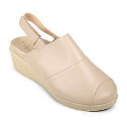 DTD-201 (цв.Б-белый) Туфли летние открытые (ремень сзади на велкро)