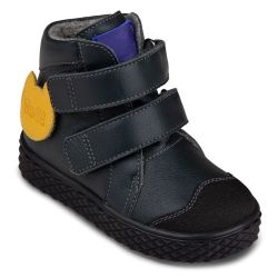 TW-416 (цв.13-черный) Ботинки (сменный декор, велкро, неубивайка)