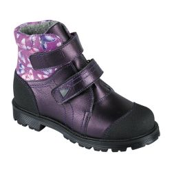 TW-412 (цв.10-фиолетовый металлик,25) Ботинки ортопедические малосложные