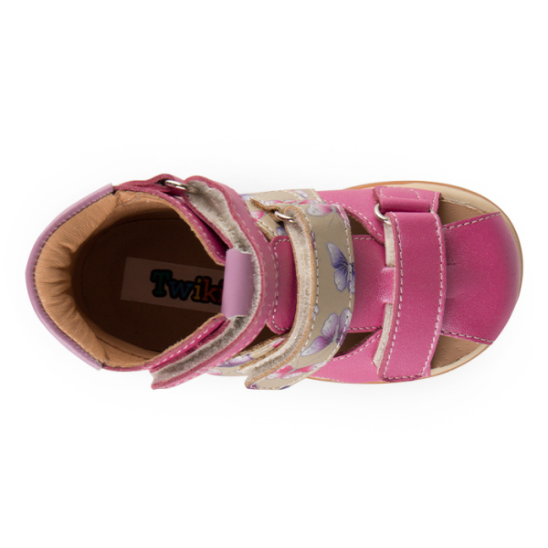 Высокие ортопедические сандалеты с закрытым носком TW-274-21  Twiki